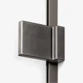 New Trendy Avexa Gunmetal Brushed kabina prysznicowa walk-in 160x200 cm, szkło czyste 8mm, profil stal szczotkowana (gunmetal brushed), Active Shield, EXK-3484