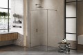 New Trendy Avexa Gunmetal Brushed kabina prysznicowa walk-in 90x200 cm, szkło czyste 6mm, profil stal szczotkowana (gunmetal brushed), Active Shield, EXK-3511