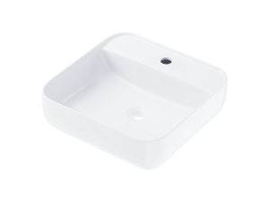 Corsan umywalka nablatowa kwadratowa 39,5 cm, kolor biały 649902 