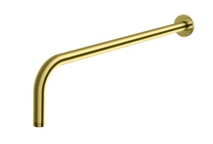 Kohlman Experience Brushed Gold ramię deszczownicy, ścienne, kolor złoty szczotkowany WNEGDB