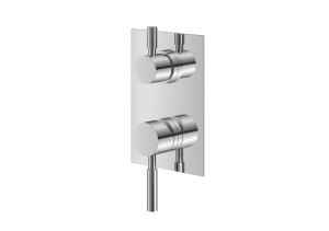 Kohlman Roxin bateria wannowa trójdrożna, kolor chrom, QW211R