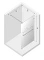 New Trendy Avexa Gunmetal Brushed kabina prysznicowa walk-in 100x200 cm, szkło czyste 6mm, profil stal szczotkowana (gunmetal brushed), Active Shield, EXK-3490