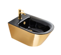 Catalano GOLD & SILVER Bidet wiszący 54 cm (z mocowaniem 5KFST00), kolor złoty/czarny 1BS55NRNO