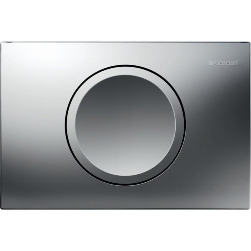 Geberit Delta15 przycisk do spłukiwania z funkcją stop, kolor chrom mat, 115.109.46.1