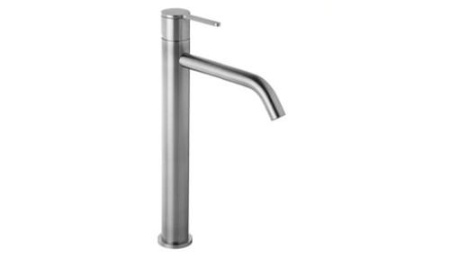 Emmevi Filo Inox bateria umywalkowa wysoka stojąca korek klik klak, kolor stal szczotkowana, 85003BIGIN.INOX