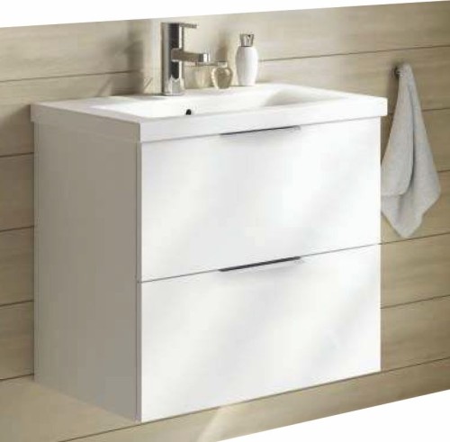 zestaw szafka z umywalką Elita Set Frame 70 cm, kolor biały 167216