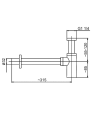 Kfa Armatura Syfon umywalkowy, butelkowy, kolor chrom 600-003-00 - rysunek techniczny.png