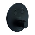 bateria podtynkowa z przyciskami Paffoni Compact Box CPT018NO, dwudrożna kolor czarny-mat