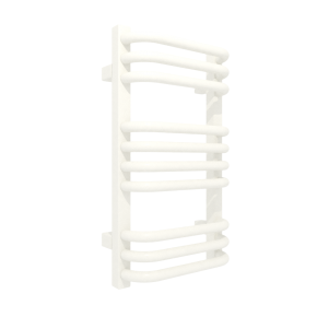 Terma ALEX grzejnik łazienkowy, 540x300 mm, kolor biały 9016, podłączenie SX WGALE054030-K916SX