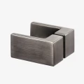 New Trendy Avexa Gunmetal Brushed kabina prysznicowa z relingiem, 90x90x200 cm, wersja prawa, szkło czyste 6mm, profil stal szczotkowana (gunmetal brushed), Active Shield, EXK-3296