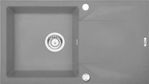 Deante Evora Zlewozmywak 1-komorowy z ociekaczem 780 x 440 mm szary metalik ZQJ_S113