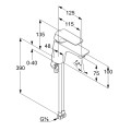 KLUDI AMEO Jednouchwytowa bateria umywalkowa DN 15, chrom 410280575
