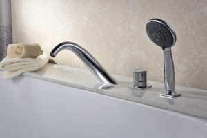 Blue Water ROGO Bateria wannowa  3-otworowa głowica ceramiczna chrom ROG-BWW.080C