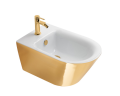Catalano GOLD & SILVER Bidet wiszący 54 cm (z mocowaniem 5KFST00), kolor złoty/biały 1BS55NRBO