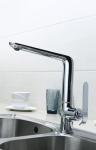 Art Platino EMIRA CHROM Bateria kuchenna jednouchwytowa 314 mm głowica ceramiczna chrom 5901730613711