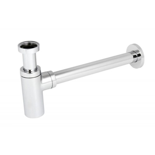 Dekoracyjny syfon Hydroland umywalkowy, owalny chrom S.RUR

