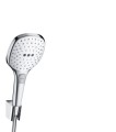 Zestaw prysznicowy Hansgrohe Raindance Select E 120/Porter's 1,6m biały/chrom 26720400