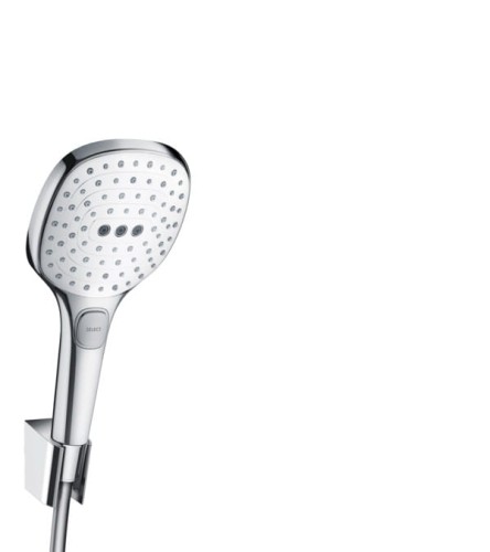 Zestaw prysznicowy Hansgrohe Raindance Select E 120/Porter's 1,6m biały/chrom 26720400