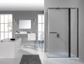 Sanplast Prestige III Kabina prysznicowa prostokątna, 90x120x198 cm, czarny mat, 600-073-0310-59-401