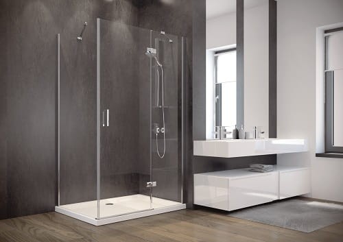 Besco VIVA kabina prysznicowa prostokątna lewa 120 x 80 x 195 cm szkło przejrzyste VPL-128-195C