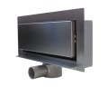 Kesmet Modern Odwodnienie ścienne niskie z metalowym syfonem 300KGF_m