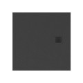 New Trendy Mori Brodzik kwadratowy, konglomeratowy 90x90x3, kolor szary B-0395