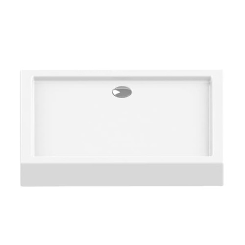 Brodzik prostokątny New Trendy COLUMBUS 100x80x14cm podstawa styropianowa, akrylowy, B-0104