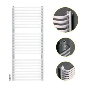 Instal Projekt STANDARD Grzejnik łazienkowy podłączenie dolne, 483 W kolor biały GŁ-40/90