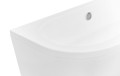 Besco Volya wanna wolnostojąca przyścienna 140x75 cm #WKV-140-WS