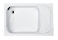 Brodzik prostokątny Sanplast Bzs/CL 80x120x28 + ST3 615-010-0540-10-000