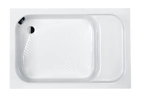 Brodzik prostokątny Sanplast Bzs/CL 80x120x28 + ST3 615-010-0540-10-000