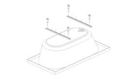 Sanplast stelaż do wanny AS, 194-STW-001