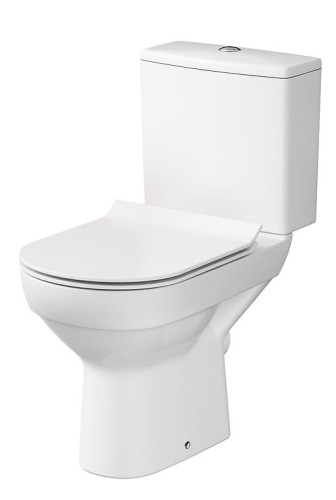 Cersanit City Kompakt WC z deską duroplastową, zaokrąglony K35-038