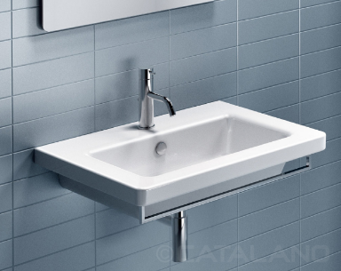 Catalano NEW LIGHT umywalka 55 x 48 cm (z mocowaniami Z3442) biała 155LI00