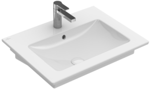 Villeroy & Boch Venticello Umywalka klasyczna, 60 x 50 cm, z przelewem, Weiss Alpin, 4124G601