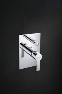 Blue Water HUGO Bateria podtynkowa jednouchwytowa z przełącznikiem głowica ceramiczna chrom HUG-BPD.220C