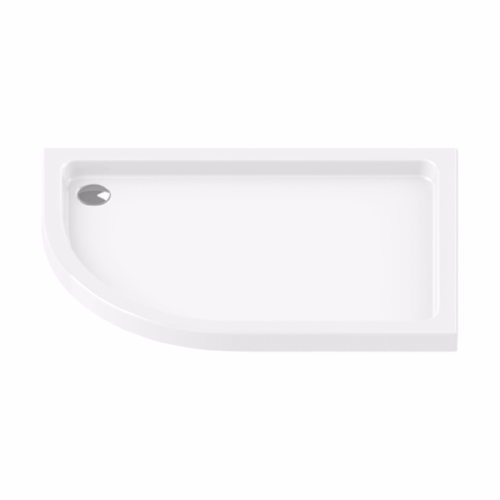 Brodzik asymetryczny New Trendy MAXIMA ULTRA prawy 100x80x5,5cm, B-0335
