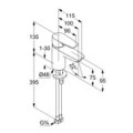 KLUDI PURE&SOLID Jednouchwytowa bateria umywalkowa 75 DN 15, bez zestawu odpływowego, chrom 340280575