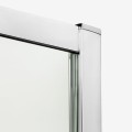 Kabina prostokątna New Trendy NEW CORRINA 100x90x195cm, D-0089A/D-0079B