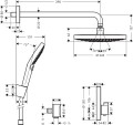 Podtynkowy zestaw natryskowy Hansgrohe 27297000.jpg