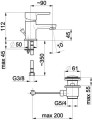 Bateria umywalkowa KFA Armatura Granat 5522-815-00

