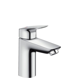 Hansgrohe LOGIS, Jednouchwytowa bateria umywalkowa 100 bez kompletu odpływowego, 71103000