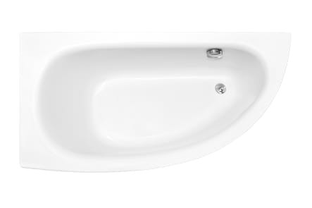 Wanna asymetryczna Besco Milena 150x70 cm, lewa BSCWNMILENA150L

