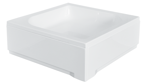 Besco ARES panel do zabudowy brodzika 80x80, biała OAA-80-KW