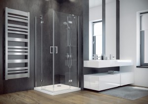 Besco VIVA kabina prysznicowa kwadratowa 80 x 80 x 195 cm szkło przejrzyste VK-80-195-C