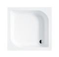 Besco ARES brodzik kwadratowy 80x80x15 cm, biały BAA-80-KW