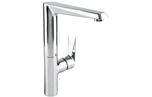 Bateria bateria kuchenna stojąca z dźwignią z boku Valvex Aurora, kolor Chrom 2446850

