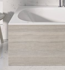 Panel boczny CITY Ravak prawy do wanny prostokątnej 80cm drewno satynowe X000001109