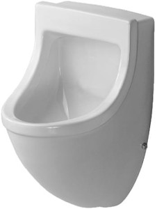Duravit Starck 3 Pisuar dopływ osłonięty, model bez muchy, 330 x 350 mm, 0821350000
