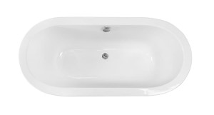 Besco VICTORIA Wanna wolnostojąca 185 x 83 cm, kolor biały #WKV-185-WO